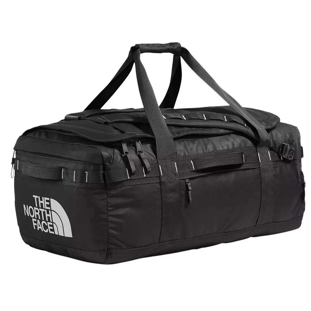 The North Face Base Camp Voyager 62L Duffel Bag Black White NF0A52S3 NEW